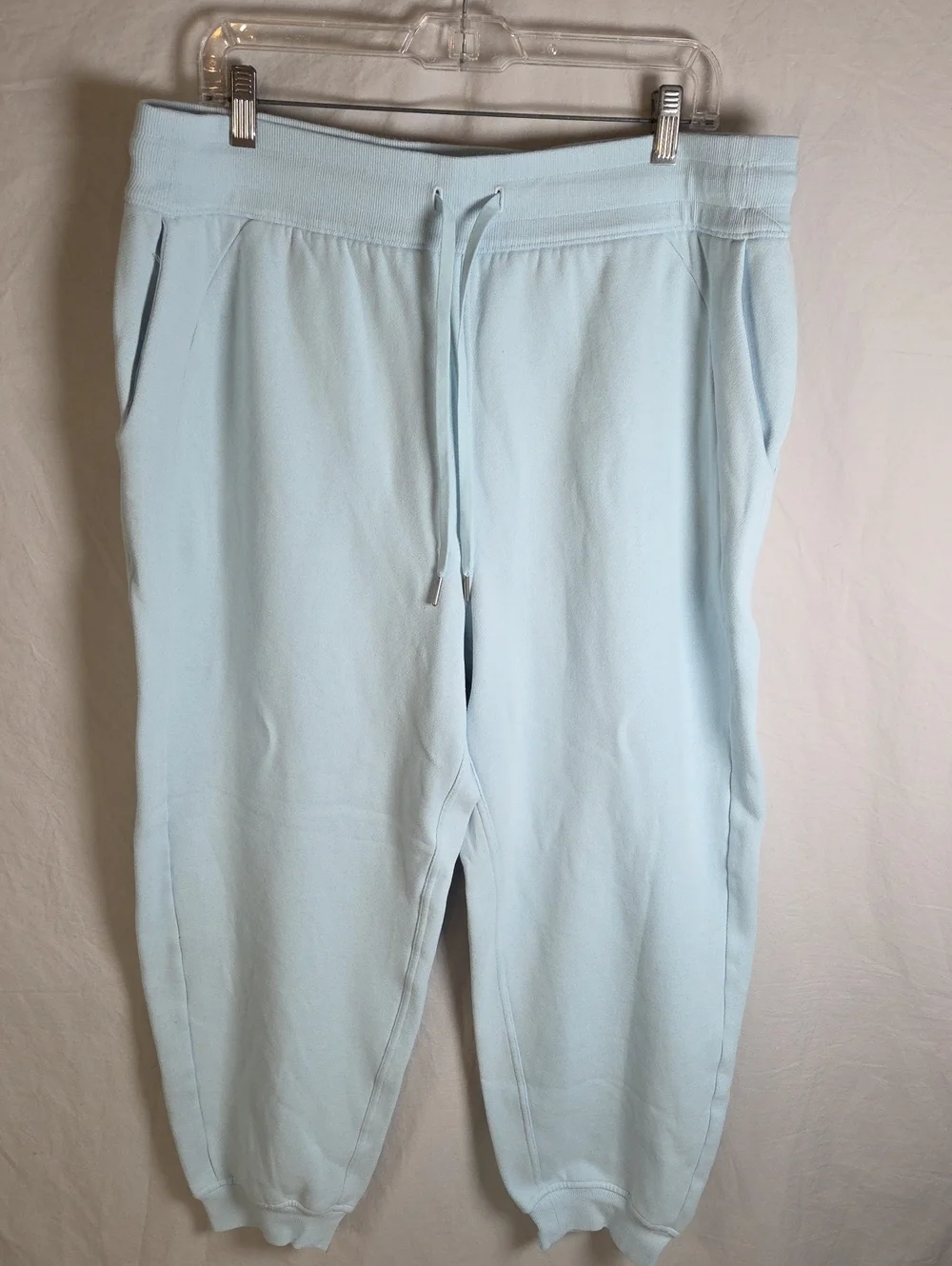 Lululemon W5CV9S Scuba Relaxed-Fit High-Rise Jogger Powder Blue Size 14 NWOT